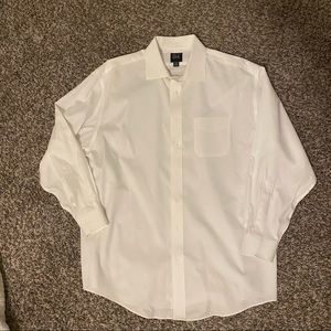 Mens White Dress Shirt
